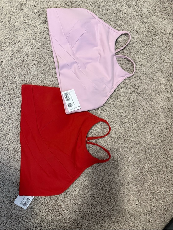 lululemon athletica Tops - lululemon athletica Red and Pink Bras